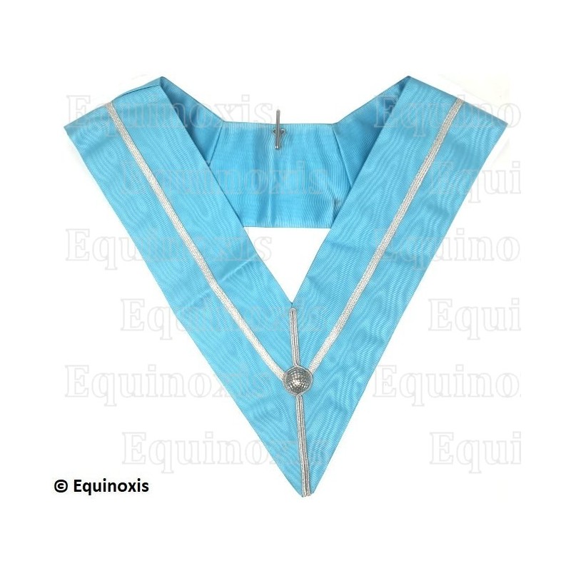 Collar masónico muaré – Rito Emulación – Couleur anglaise – Passé Maître