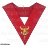 Collar masónico muaré – RER – CBCS – Préfet – Bordado a máquina