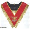 Collar masónico muaré – RER – CBCS – Prefecto y Dignatario – Avec flecos – Bordado a máquina