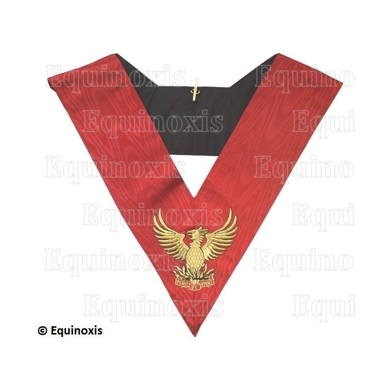 Collar masónico muaré – RER – CBCS – Prefecto y Dignatario