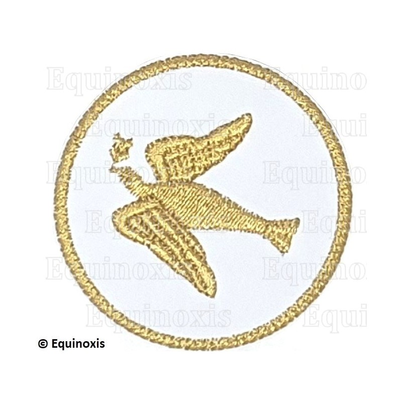 Badge / Macaron GLNF – Grande tenue nationale – Grand Expert – Bordado a máquina