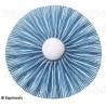 Escarapela masónica azul con botón blanco