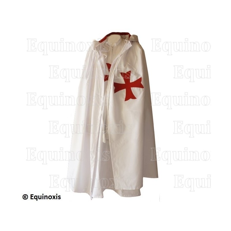 Cape templière avec capuche – Cruz resarcelada
