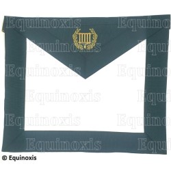 Tablier maçonnique en simili-cuir – Ordre des Grades Maçonniques Alliés (GrandeA) – Membre