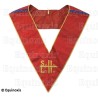  Collar martinisto – Superior Desconocido Libre Iniciador – Rojo – Filiación rusa – Bordado a mano