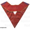  Collar martinisto – Superior Desconocido Libre Iniciador – Rojo – Filiación rusa – Bordado a mano