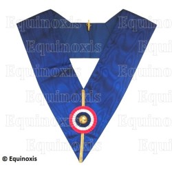 Collar masónico muaré – GLNF – Petite tenue nationale 