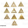 Bijoux maçonniques – Arco Real Inglés – Set de 10 Officiers