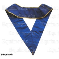 Collar masónico muaré – REAA – Trois Fois Puissant Maître – Bordado a máquina