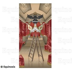 Tapis de Loge maçonnique – REAA – 30° grado – 100 cm x 50 cm