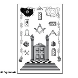 Cuador de Logia – REAA – Aprendiz – GODF – 100 cm x 50 cm