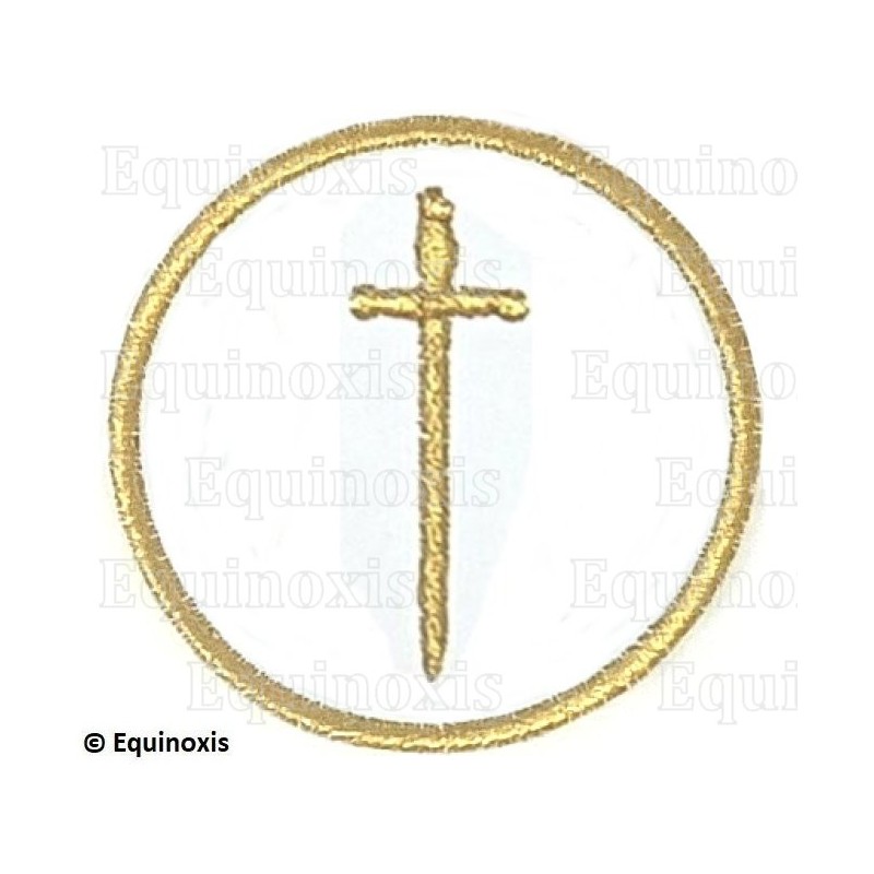 Badge / Macaron GLNF – Grande tenue nationale – Grand Tuileur – Bordado a máquina