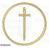 Badge / Macaron GLNF – Grande tenue nationale – Grand Tuileur – Bordado a máquina
