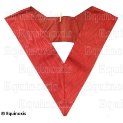 Collar masónico muaré – Rojo