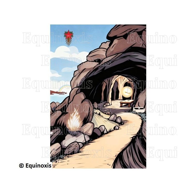 Cuadro de Logia – REAA – 9° grado – 100 cm x 50 cm