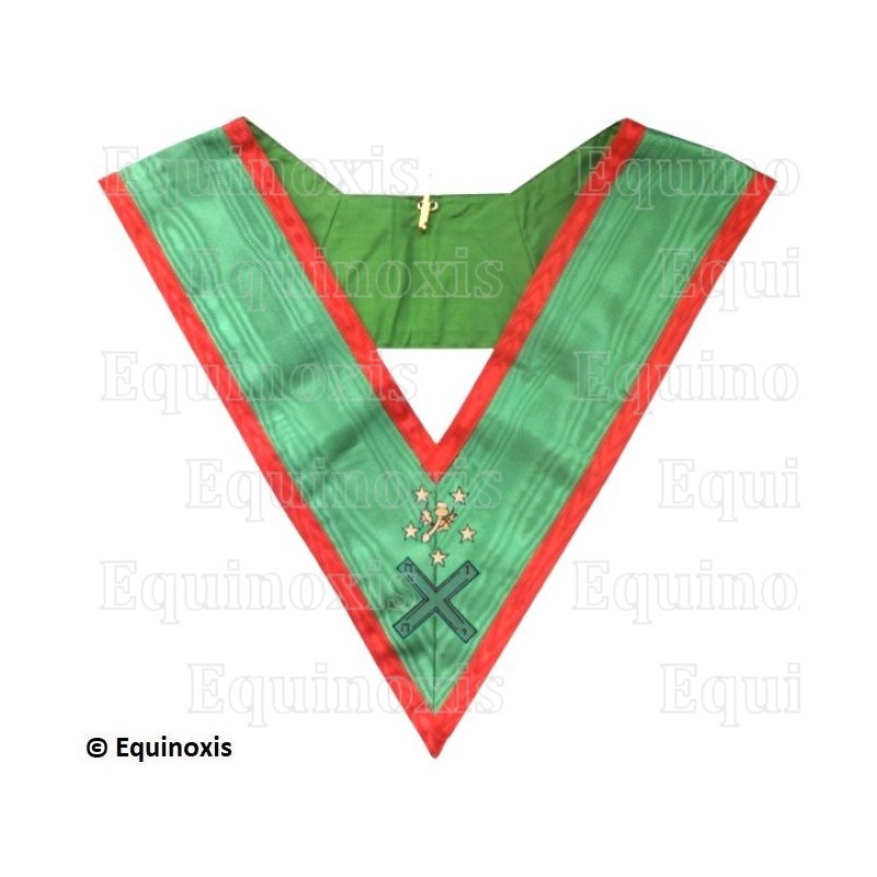 Collar masónico muaré – REAA – 29° grado – Grand Ecossais de Saint André – 2