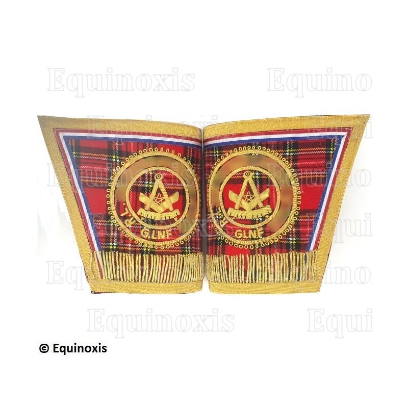 Gantelets Rite Standard d'Ecosse (RSE) – Venerable Maestro – Bordados a mano