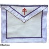 Mandil masónico de cuero – Menfis-Mizraim – 66° grado – Grand Patriarche Consécrateur
