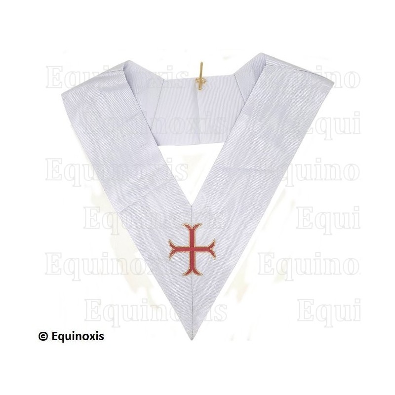 Collar masónico muaré – Estricta Observancia Templaria – Vicario