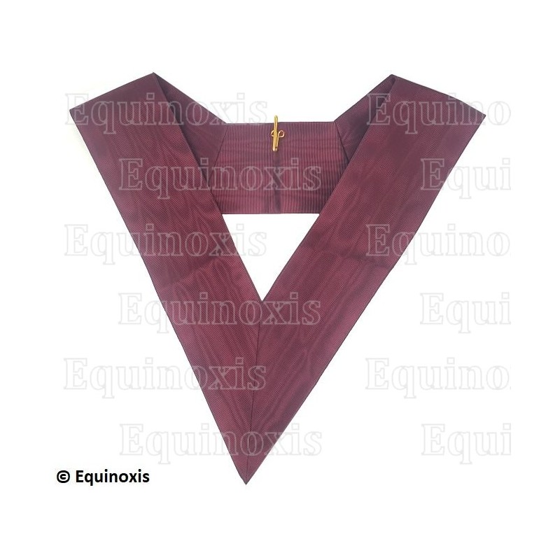 Collar masónico muaré – REAA – 6° grado – Secrétaire Intime