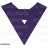 Collar masónico muaré – Rito York – Passé Maître Immédiat – Púrpura