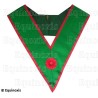 Collar masónico muaré – RER – Maestro Escocés de San Andrés 