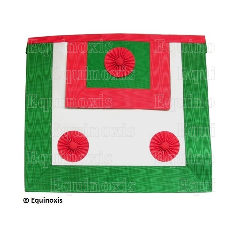 Mandil masónico de cuero – RER – Maître Ecossais de Saint André 