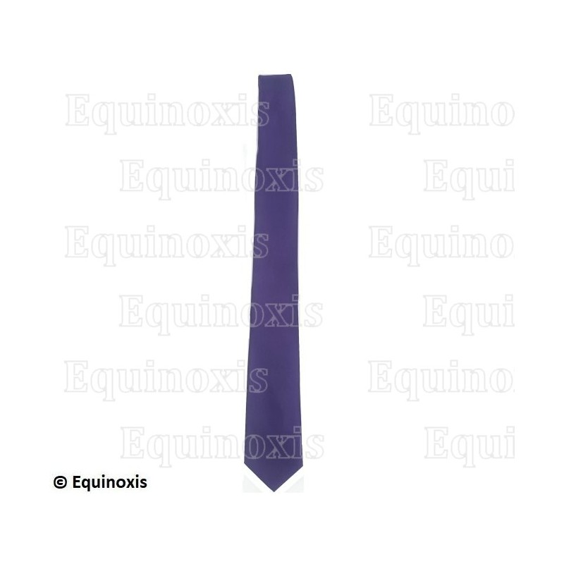 Corbata masónica de microfibra – Violeta