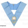 Collar masónico muaré – Rito Francés Tradicional – Orateur – Bordado a máquina 
