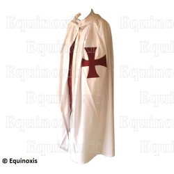 Manteau templier – Knights Templar (KT) – Manteau blanc avec croix du Temple 