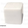 Cubo blanco de acrílico – 2,5 cm x 2,5 cm x 2,5 cm
