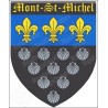 Imán regional – Blason Mont-St-Michel
