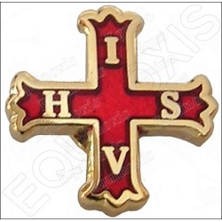 Pin's masónico – Cruz roja de Constantino