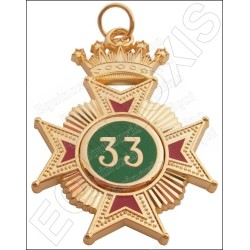 Médaille de commandeur – REAA – 33° grado
