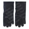Gants maçonniques noirs pur coton – Talla 8 ½