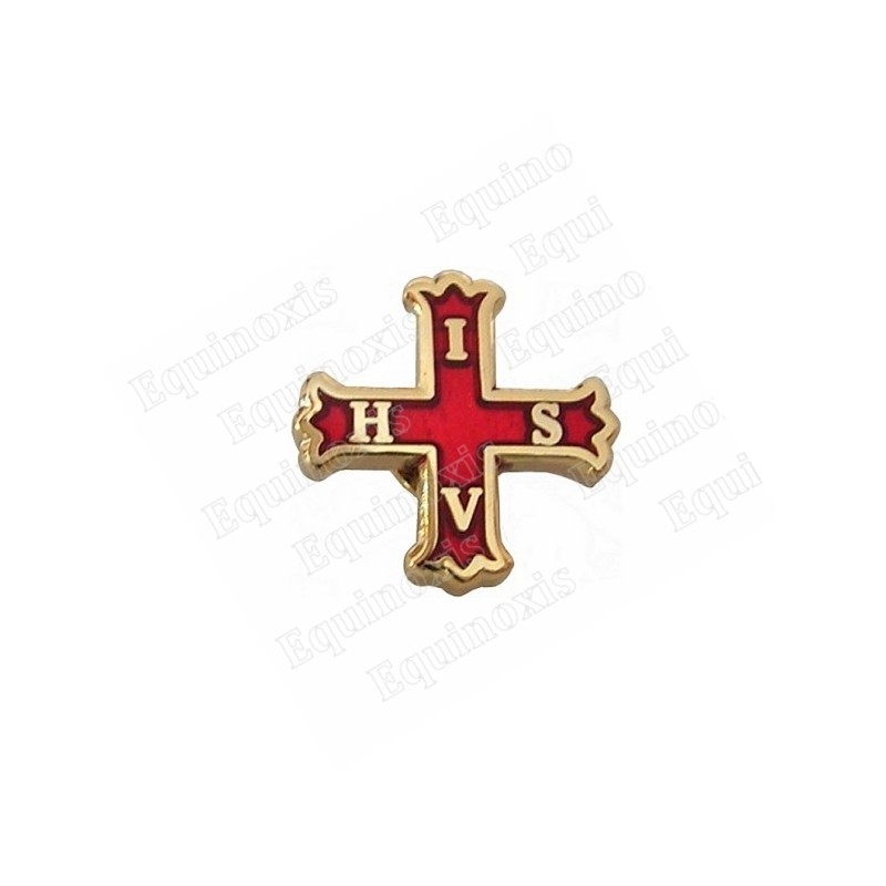 Pin's masónico – Cruz roja de Constantino
