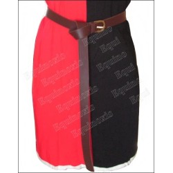 Ceinture médiévale en cuir – Ceinture homme marron – Longue 