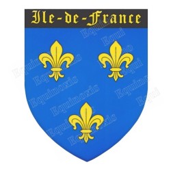 Imán regional – Blasón Ile-de-France