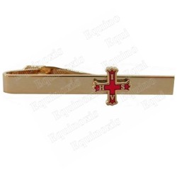 Pinza de corbata masónica – Cruz roja de los Constantinos