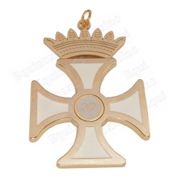 Bijou maçonnique de grade – Croix de Sublime Prince du Royal Secret – 32° grado