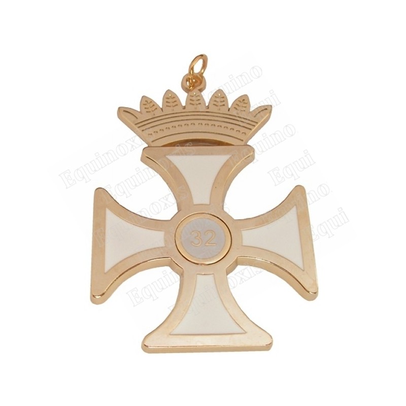 Bijou maçonnique de grade – Croix de Sublime Prince du Royal Secret – 32° grado