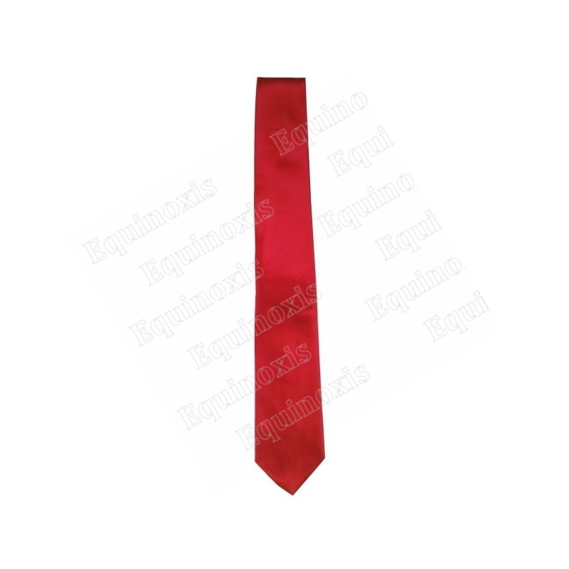 Corbata masónica – Capítulo Francés – Roja