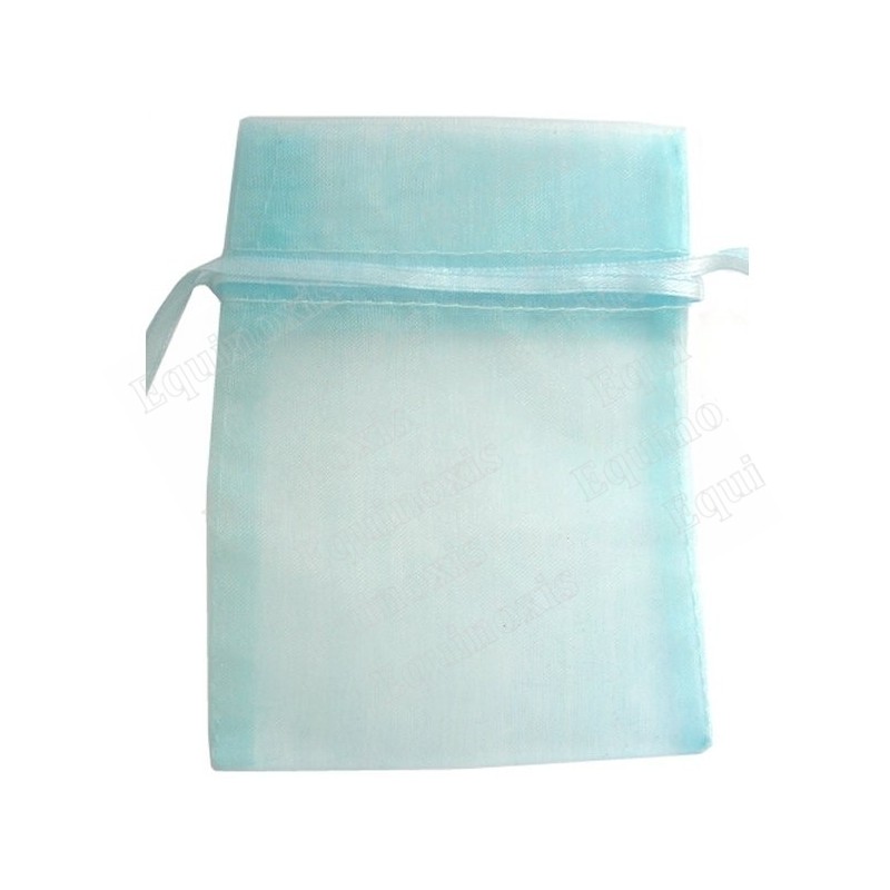 Pochette organza – Bleu azur