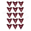 Collares masónicos muaré – Arco Real – Set de 14 sautoirs d\'Officiers