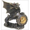 Figurine dragon étain – Dragón horloge