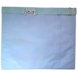 Tablier maçonnique en faux cuir – Rito de Emulación – Color GLNF – Vénérable Maître