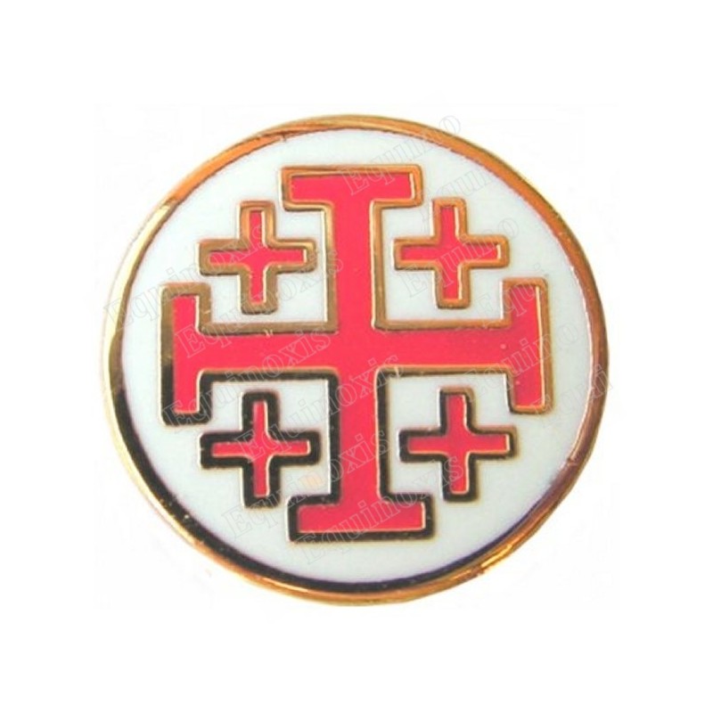 Pin's masónico – Cruz de San Juan de Jerusalén