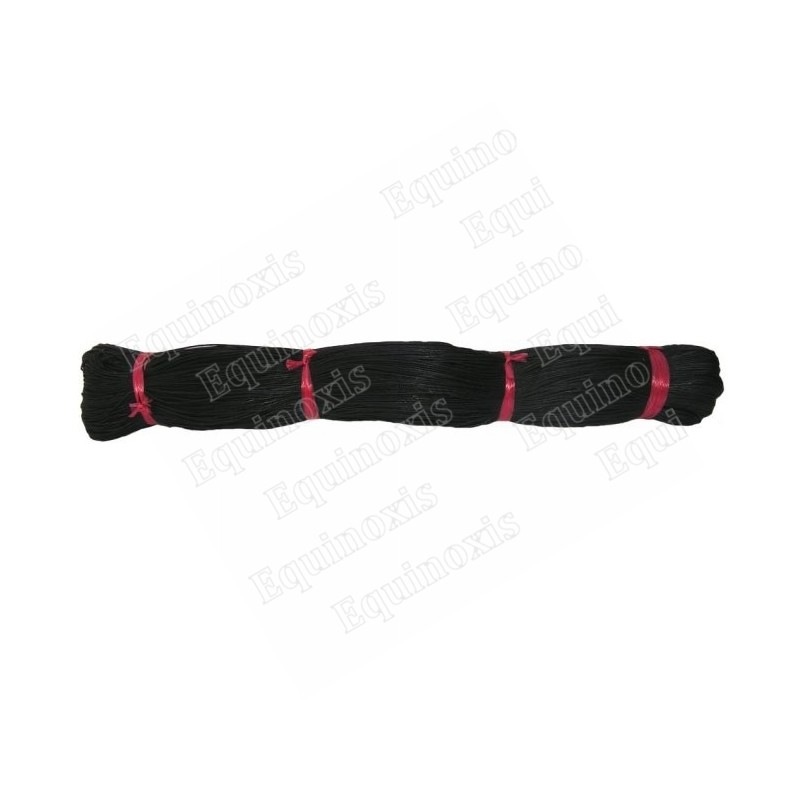 Cordón encerado – 1 mm – Negro