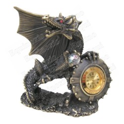 Figurine dragon étain – Dragón horloge