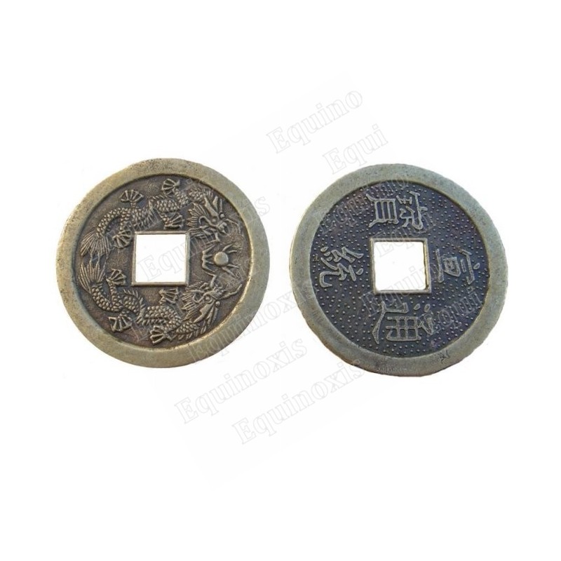 Piezas chinas Feng-Shui – 38 mm – Lote de 10